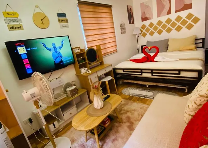 Olango Island - S&e-1 Tiny Fully Furnished With Hot Shower, Washer, Wi-fi, Netflix & King-size Bed 4* Lapu-Lapu City