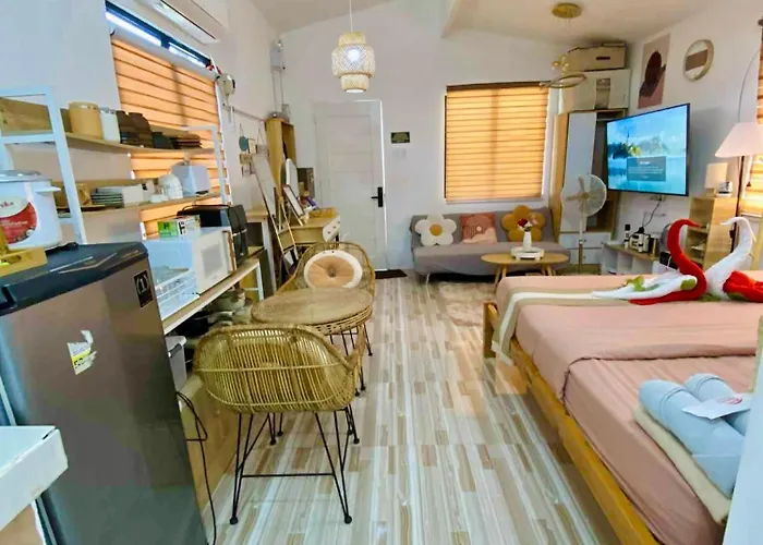 Guest house Olango Island - S&e-1 Tiny Fully Furnished With Hot Shower, Washer, Wi-fi, Netflix & King-size Bed